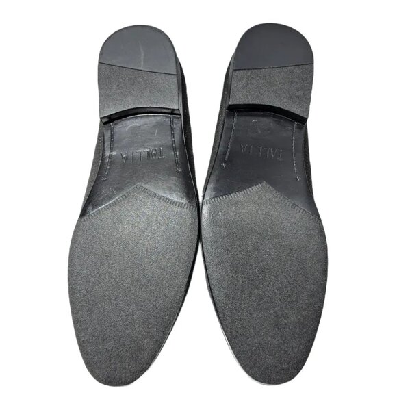 Talia Tedaldo Loafer Shoes Black and Gold  Sz 10.5 NWOB main image 7